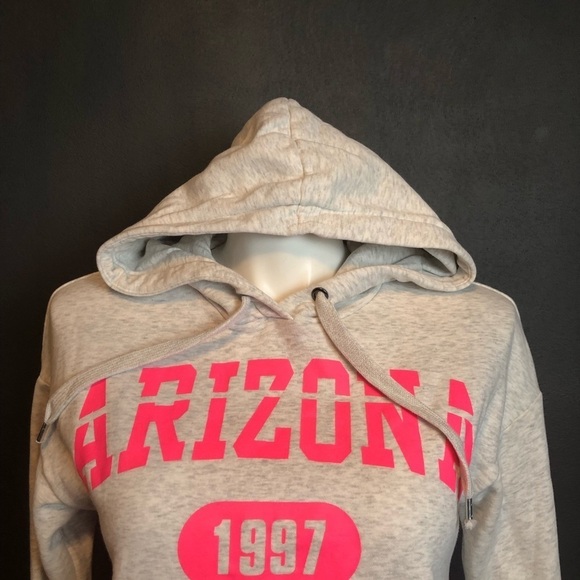 H&M Heather Gray Graphic Arizona Phoenix Hoodie Dress - Picture 3 of 8